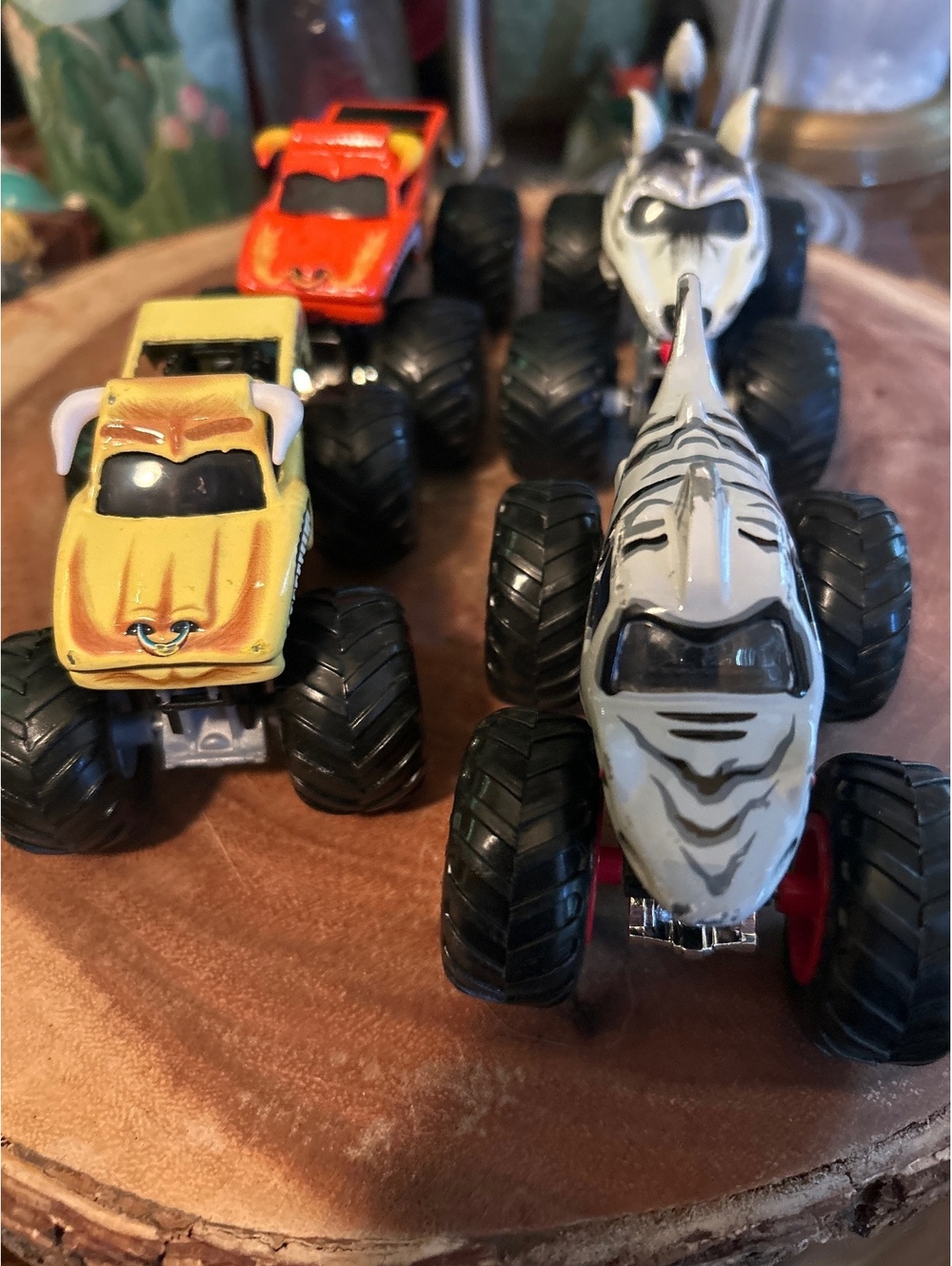 Monster Truck Toy Set of 4 - Animal Themed